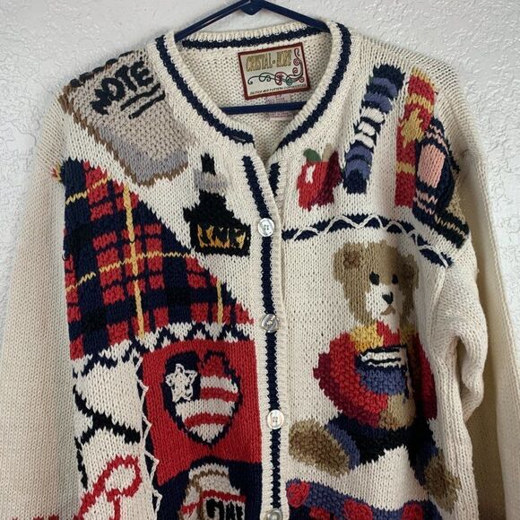 Krystal-Kobe Cable Knit Fall/Seasonal Cardigan - Picture 7 of 7